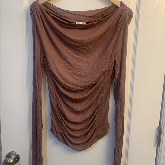 Free People Intimately El Sol Soft Knit Long Sleeve Layering Top Size Large - Picture 6 of 6